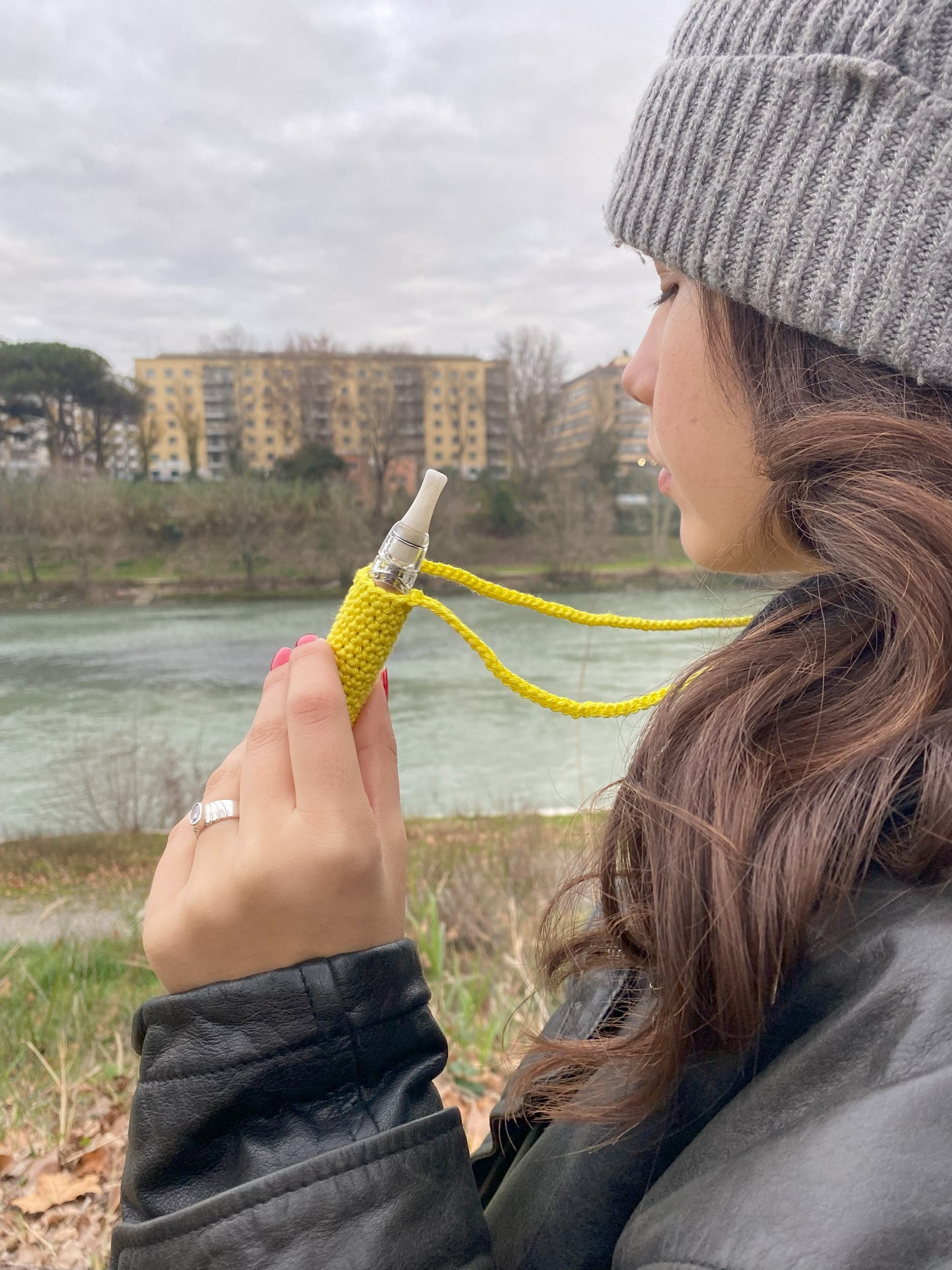 Porta Sigaretta Elettronica da collo in cotone