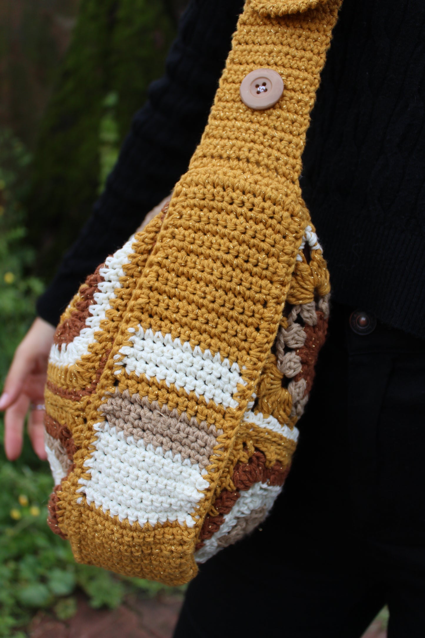 Granny Bag Sunflower - Ocra