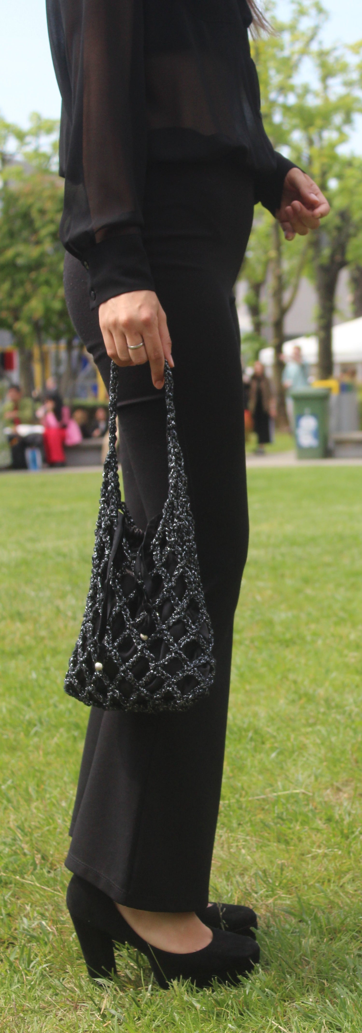 Petit Sac Nero Lurex