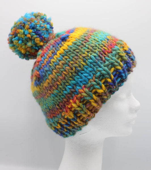 Cappello Flash con ponpon