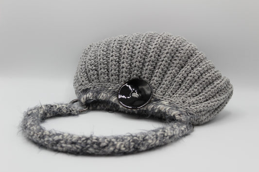 Lara Grande con Manico - Grigio Chiaro Melange