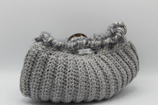 Lara Grande con Manico - Grigio Chiaro Melange