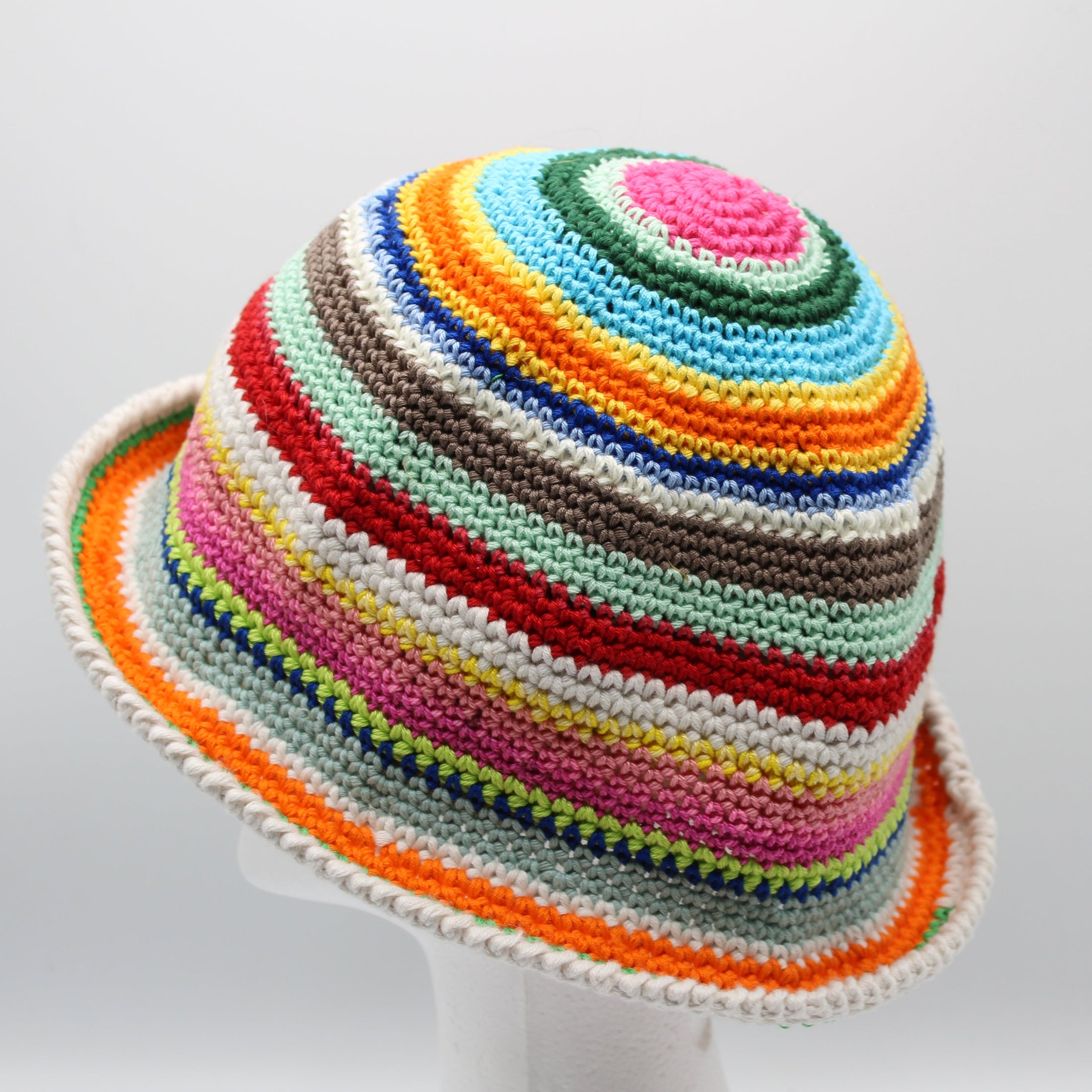 Cappello Alla Pescatora Unisex Con Faccina Sorridente - Reversibile E Pieghevole Protezione UV - 2