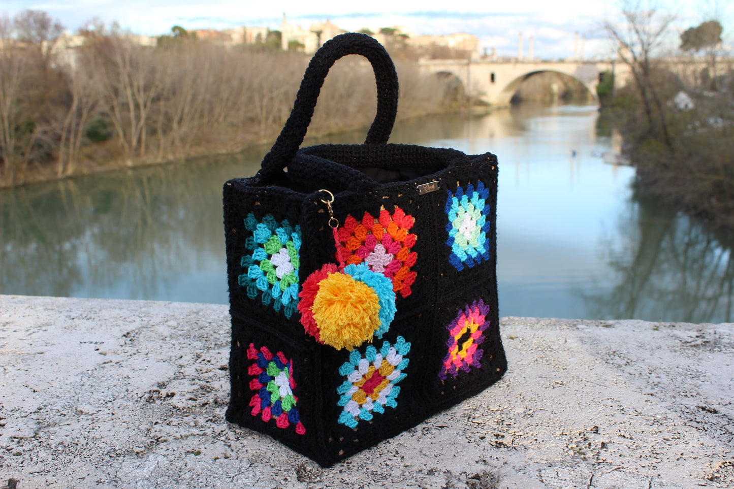 La Bea - Borsa Granny Nera